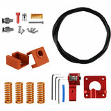 3D Printer Accessories PTFE Spring Dual Gear Right Hand Dual Extruder Kit for Creality CR-10S PRO Ender-3