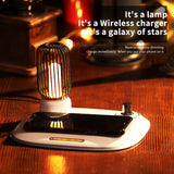 Wireless Charger With Lamp For Iphone 13 12 11 X XR Fast Charger Stand For Bedroom Office Night Light