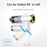 Handheld Vacuum Cleaner Wireless 9000Pa Powerful Suction Vaccume Cleaning Machine with LED Light Collapsible for Home and Car