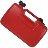 12L Portable Boat Yacht Engine Marine Outboard Fuel Tank Oil Box With Connector Red Plastic Corrosion-Resistant Anti-Static