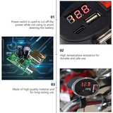 1Pc Charger Practical Useful Waterproof Portable USB Motorcycle Charger for Tricycle Electromobile Motorcycle
