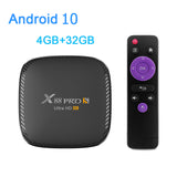 X88 PRO S Android 10.0 Smart TV Box Bluetooth 5.0 2.4G 5G Dual WIFI Media Player 4G 128GB Set Top Box