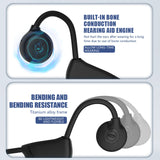 Bone Conduction Headphones 32GB MP3 Player Wireless Adjustable Bending Resistance Earphone Waterproof Sports Headset