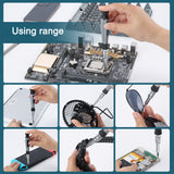 126PCS Screwdriver Set with 120pcs CRV Strong Magnetic Bits Screwdrivers Repairing Kit for Mobilephones Computer Home Appliances