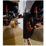 2PCS Brass Counterweight Balance Weight for YK4101PRO YK4102 YK4103 YK4082 YiKong RC Crawler Car Upgrade Parts
