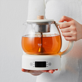 220V 1L Automatic Electric Glass Kettle Tea Brewer For Home Automatic Health Pot Teapot Boiling Pot Portable Kettle Tea Cooking