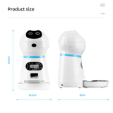 Smart Automatic Pet Feeder With Voice Record Stainless Steel LCD Screen Timer for Dog Food Bowl Cat Food Dispenser Pet Supplies