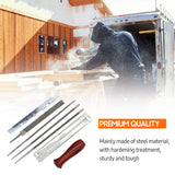 8 PCS Chainsaw Sharpener File Kit Hand Tool for Sharpening Electric Chain Saw Includes 5/32 3/16 7/32 Inch Round File, Flat File