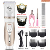 NEW2022 NEW Electrical Pet Clipper Professional Grooming Kit Rechargeable Pet Cat Dog Hair Trimmer Shaver Set Animals Hair