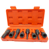8x Impact Spline Bit Socket Set 1/2" Drive Torx Bit Socket T30 T40 T45 T50 T55 T60 T70 T80 for Manual Wrenches Electric Wrenches