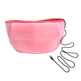 USB Charge Heating Waist Belt Adjustable Lumbar Heating Pad Warming Lumbar Belt Menstrual Cramp Lumbar Abdominal Leg Pain Relief