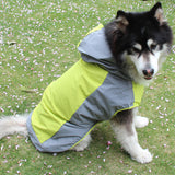 Fashion Outdoor Waterproof Dog Stormbreaker Rain Coat Reflective Quick Dry Pet Dog Raincoat Golden Retriever Pet Supplies