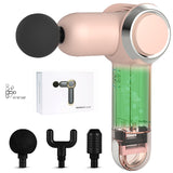 Muscle Massage Gun Mini Body Massage Usb Charging Gun Massage Relaxation Muscle 3heads Foldable MG47210