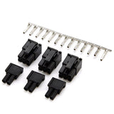 400Pcs Crimp Female Terminals Pin Plug + 50Pcs 5557 8(6+2)P ATX EPS PCI-E Connectors with Plastic Box
