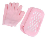 1 Set Reusable SPA Gel Socks & Gloves Moisturizing Whitening Exfoliating Velvet Smooth Beauty Hand Foot Care Silicone Socks