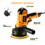 220V 3700rpm Electric Car Polisher Machine 700W Auto Polishing Machine Adjustable Speed Sanding Waxing Tools Car Accessories