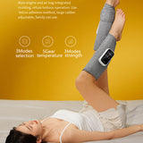 Intelligent Leg Massage 5 Modes Leg Air Compression Apparatus Wireless Electric Hot Compress Foot Air Pressure Massager