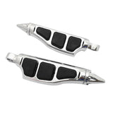 Chrome Front Stiletto Spike Foot Pegs Foot Rests for