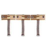 Guitar Compensated Bridge Brass Saddles Set 10.8mm Style Bridge Saddle for TL Style 6 Strings Electric Guitar Part(3Pcs