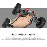 WLtoys 144010 144001 75KM/H 2.4G RC Car Brushless 4WD Electric High Speed Off-Road Remote Control Drift Toy with 3000mAH Battery
