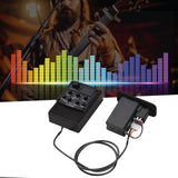 Cherub GT-4 G-Tone 3-Band EQ Equalizer Acoustic Guitar Preamp Piezo Pickup LED Tuner and volume (VOL) control