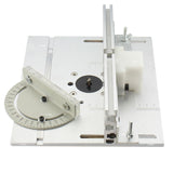 Router Table Insert Plate For Woodworking Benches Table Saw With Miter Gauge Guide Aluminium Profile Fence Sliding Brackets