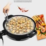 220V Electric Thick Pancake Pan Non-stick Pancake Crepe Bakig Pan Pot Barbecue Grill Electric Frying Pan EU/AU/UK/US