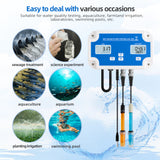 3 in1 WiFi Digital PH ORP Temp Meter Water Quality Tester Online Remote Multifunction Smart Monitor Tuya APP Control EU Plug