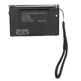Portable Radio Mini Stereo FM/MW/SW Receiver with Digital Clock 3.5mm Earphone Pocket Radio FM Stereo Radio Receiver