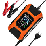 Automatic Charger 7A 12V 7-Stage Smart Fast Battery Charger Car Motorcycle Pulse Repair Charger Lead Acid Battery Charger