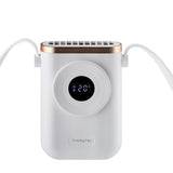 Mini Portable Air Conditioner Semiconductor Hanging Neck Cooling Fan Air Conditioning Usb Rechargeable Handheld Fan Air Cooler