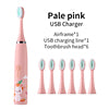 Children Electric Toothbrush Children Cute Cartoon Pattern Waterproof Smart Cleaning IPX7 Sonic Electric Toothbrush For Kids