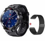 Men Smart Watch K37 GPS Outdoor Sport Fitness Tracker Bracelet Big Battery Super Long Standby Health Monitoring Smartwatch