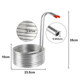 3/8'' x 8m Wort Chillers Immersion Chiller Stainless Steel Cooling Coil Pipe Home Brewing Super Efficient Beer Cooling Machine