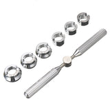 Professional Watch Repair Tools Kit Wrench Grooved Chucks Watches Back Opener Back Remover for Rolex Tudor
