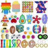 New Christmas Gift Box Pop Its Fidget Toys Antistress  popet Push Down Games Figet Toy  Large Simpl  For Kids Gifts Surprise Box