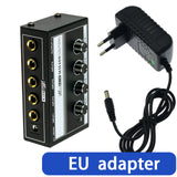 MH400 guitar Microphone ts 6.35 mm 1/4”jack 4 in to 1 Professional Ultra Low Noise Audio Sound Mixer Amplifier for Keyboards Mix