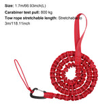 High Strength Road Tow Rope Portable Cycling Durable Elastic 1.7m To 3m Easy Install Family Mountain Bike For Bicycle Universal