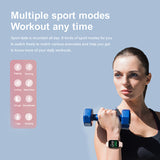 New KW76 Smart Watch 1.75inch Full Screen IP68 Waterproof Men Women Watch Heart Rate DIY Face Fitness Watches For Android IOS