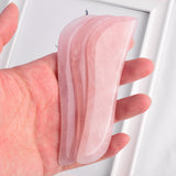 Genuine Rose Quartz Guasha Scraper Natural Stone Scratching Massage Body Facial Skin Relax Acupuncture Pressure Health Care Tool
