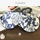 Pure Natural Mulberry Silk Sleep Rest Eye Mask Padded Shade Cover 19 Momme Travel Relax Normal Eyeshade Blindfolds
