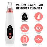 Ultrasonic Skin Scrubber Heating Blackhead Remover Vacuum Acne Pore Cleaner Facial Cleansing Brush Electric Skin Peeling Machine