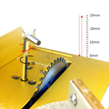 Aluminum Router Table Insert Plate Electric circular saw Flip Cover Plate Miter Gauge Guide For Table Saw Woodworking Workbench