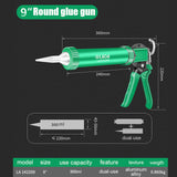 LAOA Professional Glass Cement Gun Sealing glue guns Sealant tool