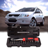 1/4"2-24Nm Torque Wrench Professional  Bicycle Bike Torque Wrench Allen Key Tool Socket Spanner Set Kit Cycling Hand Tool Set