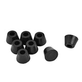 8 Pcs 30x20mm Rubber Feet Anti-vibration Base Pad Stand with Screws for HiFi Speaker Guitar Amplifier Car Subwoofer