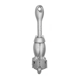 ISURE MARINE Hot Dipped Galvanized Boat Fitting Folding Grapnel Anchor 0.7Kg/1.5lbs