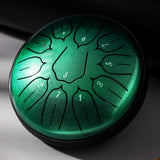 Steel Tongue Drum Mini Hand Pan Drums with Drumsticks Percussion Musical Instrument for relaxation yoga practice