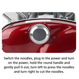 Electric Noodle Dumpling Press Machine Home Stainless Steel Noodle Maker Spaghetti Roller Dough Pressing Cutter Machine 220V