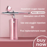 Multifunctional oxygen injecting instrument household beauty instrument household Pore Cleaner essence importing instrument